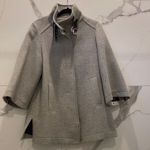 Zara Gray Cape Jacket